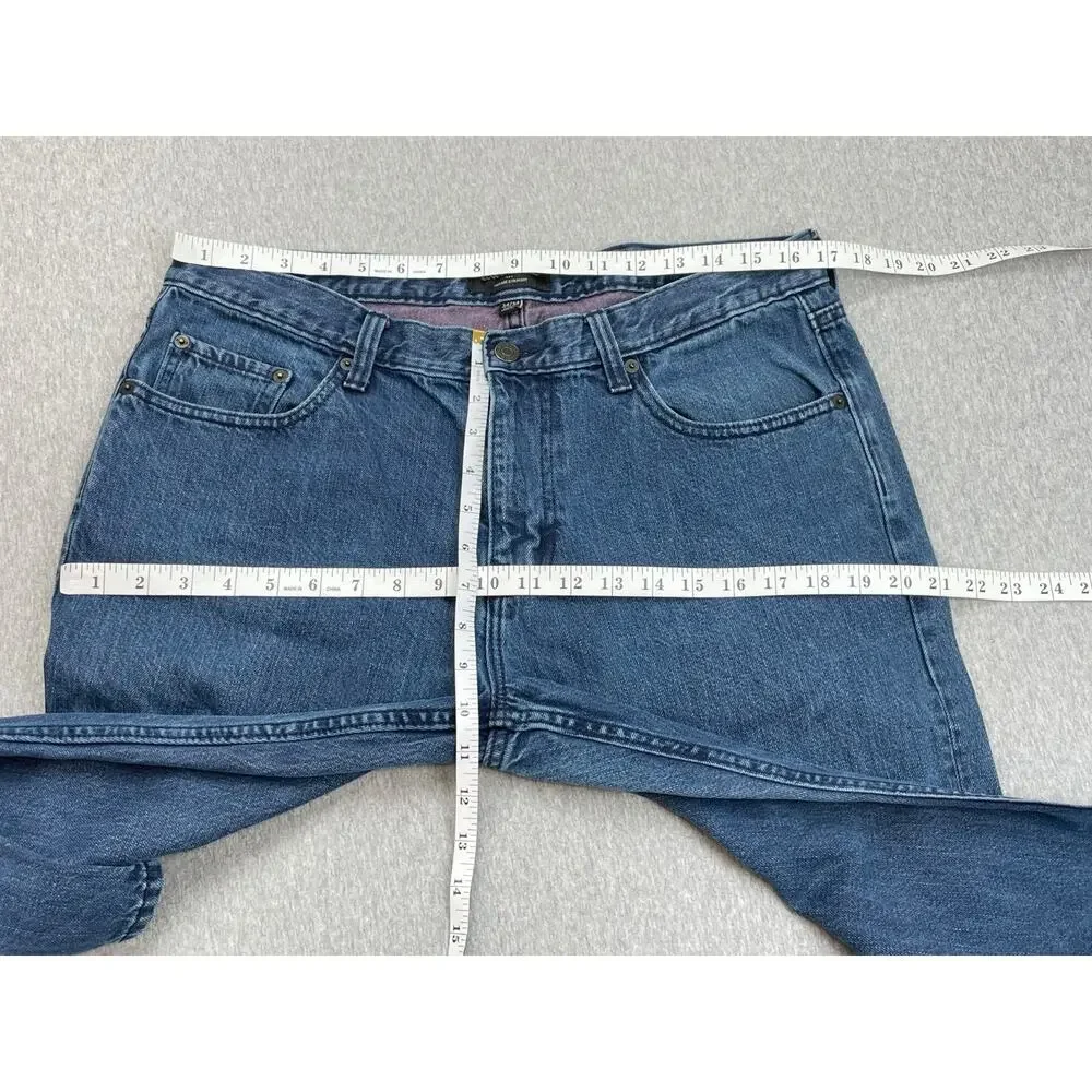 Banana Republic‎ Jeans Mens 34 x 34 Blue Denim 100% Cotton Straight